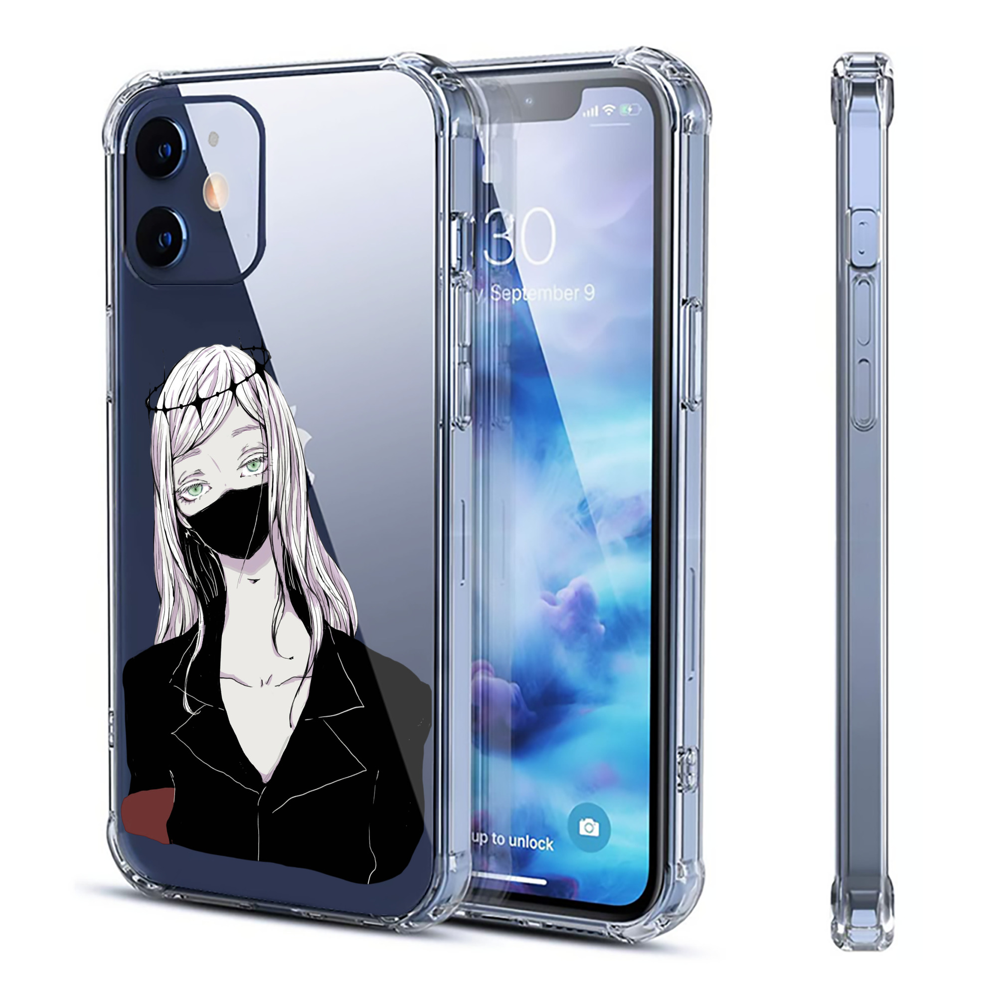 （画像用） 東京リベンジャーズ Tokyo Revengers 【iPhone 12シリーズ対応】透明スマホケース（クリアソフトケース）